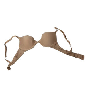 CALVIN Klein Bra 32 a Push Up Nude Adjustable straps